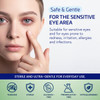 Dr Fischer Eyelid Wipes Hypoallergenic PreservativeFree Eye Cleansing Wipes for Sensitive Eyelids Twin Pack