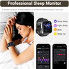 TOZO AMOLED S7 Smart Watch Bluetooth Call 185 Inch Ultra HD Screen Dynamic Dials Messages Push 100 Sports Modes Detect H
