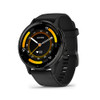 Garmin Venu 3 Slate Stainless Steel Bezel 14Inch AMOLED Touchscreen Display Smart Watch with 45mm Black Case and Silicon
