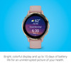 Garmin Venu 3S Soft Gold Stainless Steel Bezel 12Inch AMOLED Touchscreen Display Smart Watch with 41mm Dust Rose Case an
