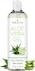 KinRose Care, 12oz Organic Aloe Vera Gel for Face, Skin, Hair & Sunburn Relief - From 100 Percent Pure Aloe Vera - Cold Pressed, Vegan, Unscented - M