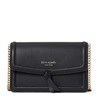 kate spade new york KNOTT PEBBLED LEATHER flap crossbody