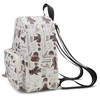 Harry Potter Wizarding World Magic Mini Purse Backpack with Hogwarts Allover Icon Print 105 Inches Adjustable Straps Fau
