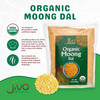 Jiva Organic Yellow Moong Dal 2 LB NonGMO Gluten Free Great for Kitchari Split Yellow Mung Beans