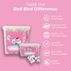 Red Bird Cotton Candy Flavored Candy Puff Mints Individually Wrapped 52 oz Tub