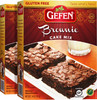 Gefen Gluten Free Brownie Fudge Cake Mix 14oz 2 Pack Grain Free Soy Free Dairy Free Kosher for Passover Quick and Easy i