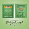 Twinings Pure White Tea Bags Delicate Caffeinated Tea Made from Fresh White Tea Leaves Perfect for Hot or Iced Tea 20 Co