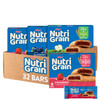 NutriGrain Soft Baked Breakfast Bars Kids Snacks Whole Grain Variety Pack 4 Boxes 32 Count