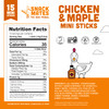 The New Primal Snack Mates Chicken Maple Sticks Gluten Free Healthy Snacks for Kids Low Sugar High Protein Back to Schoo