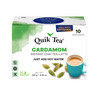 QuikTea Cardamom Instant Chai Tea Latte 10 Count Single Box Superfood Antioxidant Digestion Tea