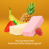 Assorted Taffy Candy 15 Pound Bulk Pack About 130 Count Fruit and Berry Flavors