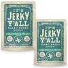 Its Jerky Yall Vegan Jerky SEA SALT PEPPER Beyond Tender and Tasty Vegan Snacks High Protein Low Carb NonGMO GlutenFree
