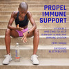Propel Immune Support Electrolyte Enhanced Water Sports Drink Lemon Blackberry Flavored Water 100 DV Vitamin C Zinc Zero