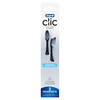 Oral-B Clic Toothbrush replacement heads, 2 count toothbrushes, black refill brush heads