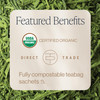 Rishi Tea Matcha Super Green Japanese Tea Organic Caffeinated Sachet Bags Umami Antioxidant Rich Sencha Matcha Blend 50