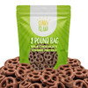 Milk Chocolate Covered Mini Pretzels 2Pound Bag Salted Pretzels in Sweet Chocolate