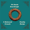 Unique Snacks Sourdough Craft Beer Pretzel Rings Delicious Homestyle Baked Snack Bag Vegan OU Kosher and NonGMO Food No
