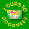 Lipton Peach Green Tea Bags Flavored Unsweetened Teabags for Hot Tea or Peach Iced Tea with Caffeine and Flavonoids 120