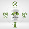 Organic Matcha Green Tea Powder 2 lb 907g First Harvest Culinary Grade Japanese Sourced Cafe Mix Zero Sugar Keto Friendl