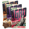 AGRO POWER Vegan Jerky Variety Pack Savory Original Texas BBQ Grilled Teriyaki PlantBased Jerky NonGMO High Protein 40 L