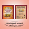 Twinings Pure Rooibos Red Tea A Naturally Sweet and Tangy Red Tea CaffeineFree Herbal Tea Bags Individually Wrapped 20 C