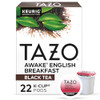 TAZO Awake English Breakfast Tea KCups Bold Traditional BreakfastStyle Black Tea for Health and Wellness 22 Pods