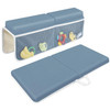 JJGoo Bath Kneeler with Elbow Rest Pad Set 15 inch Kneeling Pad Mat for Bathtub Baby Bathing Parents Painless Foam Mat w
