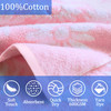 VOOVA MOVAS Thick Hooded Bath Towel Poncho for Kids 48Years Soft Absorbent Turkish Cotton Swim Towel Robe Perfect for Ba