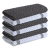 Infinitee Xclusives 100 Cotton Kitchen Towels 15x25 Inch Ultra Soft Tea Towel Super Absorbent Terry Dish Towels for Kitc