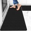 Mattitude Kitchen Mat 2PCS Kitchen Rugs Cushioned AntiFatigue Rug Waterproof Standing Desk Mat Kitchen Mats for Floor Ki