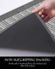Kitchen Rugs and Mats Non Skid Washable Non Slip Absorbent Kitchen Runner Rugs for Floor Machine Washable Standing Mats