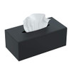 FEMELI Acrylic Tissue Box Cover Rectangular Matte Solid Cube Napkin Holder with Magnetic Bottom Modern Decorative Facial