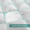 Martha Stewart White Goose King Size Feathers Down Fiber Comforter 100 Cotton Duvet Insert King Hotel Luxury Hypoallerge