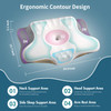 Cervical Neck Pillow for Pain Relief Ergonomic Memory Foam Pillows for Sleeping Cooling Side Sleeper Pillow for Neck Sup
