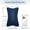 Pro Goleem Small Pillow 11x7x25 for Travel and Camping with Name Tag Mini Tiny Pillow for Room Couch Sofa Chair and Outd