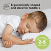 Toddler Pillow with Pillowcase 13x18 My Little Dreamy Kids Travel Bed Pillows for Sleeping Organic Cotton Small Pillowca