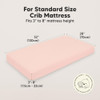 KeaBabies 2Pack Baby Crib Sheets for Boys Girls 52x28 Viscose Derived from Bamboo Toddler Bed Sheets Neutral Fitted Crib