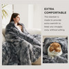 Bedsure GentleSoft Fluffy Fuzzy Faux Fur Throw Blanket for Couch Soft Sherpa Fleece Cozy Gifts for Women Plush Bed Blank