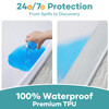 OhGeni 100 Waterproof Mattress Protector Twin Size 616Fitted Sheet with Deep Pockets Premium Noiseless Breathable Soft H