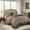 Madison Park Princeton Reversible Quilted Bedspread Set Solid Reverse Summer Breathable Lightweight All Season Bedding L