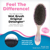 Wet Brush Original Detangler Hair Brush, Tye Dye Iris - All Hair Types - Ultra-Soft IntelliFlex Bristles Glide Through Tangles with Ease - Pain-Free
