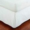 Linen Plus Full Size Luxury Tailored Bed Skirt 14 Drop Pleated Styling Dust Ruffled Solid White New