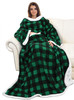 Catalonia Sherpa Wearable Blanket with Sleeves Arms Comfy Sleeved TV Wrap Blanket Large Snuggly Throw for Women and Men