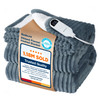 Bedsure GentleSoft Heated Blanket Electric Throw Soft Ribbed Flannel Electric Blanket Heating with 4 Time Settings 6 Hea