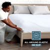 Bare Home Fitted Bottom Sheet Queen Size Premium 1800 Microfiber UltraSoft Hotel Luxury Deep Pocket Durable and Long Las