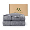 Amlie Home Cooling Comforter Queen Size DualSided Lightweight Cooling Blanket for Hot Sleepers QMax 043 Breathable Cooli