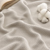 Bedsure GentleSoft 100 Cotton Blanket Queen Size for Bed Breathable and Lightweight Soft Cozy Textured Herringbone Woven