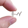 TTSAM Twist Pins with Clear Heads Ideas Bedskirt Pins for Holds Bedskirts Drapes Slipcovers and Other Fabric and Materia