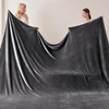 COOVA Oversized King Fleece Blanket 120x120 inches Soft Cozy Warm Giant Extra Large 10x10 Blanket for Bed Sofa CouchTrav
