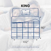 Utopia Bedding Comforters King Size All Season Duvet Insert Down Alternative Box Stitched Bed Comforter with Corner Tabs